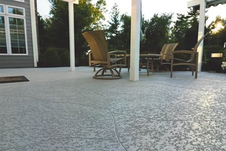 scored classic texture patio