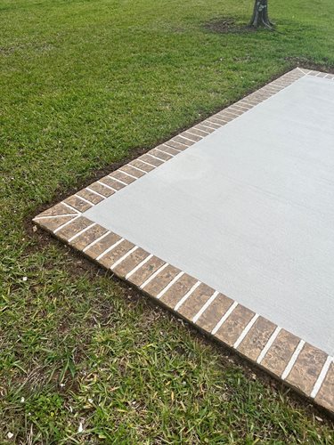 Concrete Pad, Faux Brick, Brick Border
Site
SUNDEK Houston
