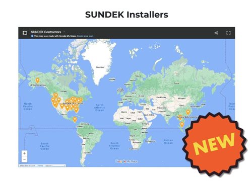 Interactive Installer Map
Site
Sundek
