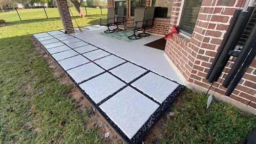 Patio Extension, Pavers With Stones In Between
Site
SUNDEK Houston
