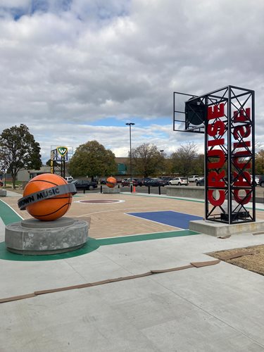 Wayne State Fieldhouse Entrance
Site
Sundek
